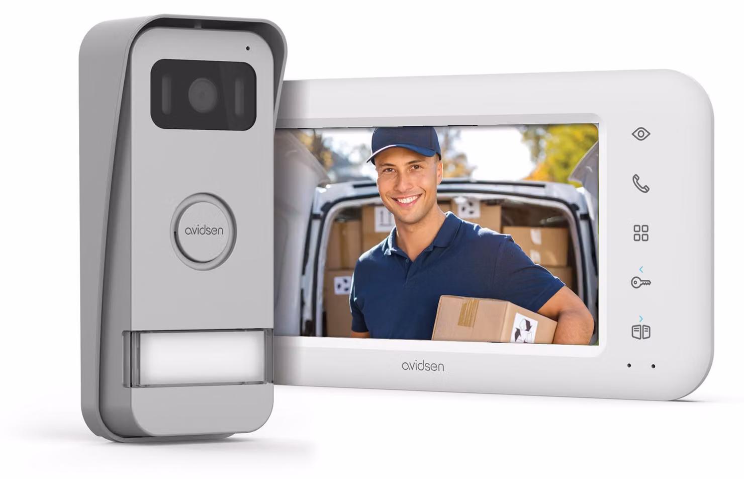Citofono Extel Elia Smart 2 Touchscreen da 7 pollici, tecnologia a 2 fili