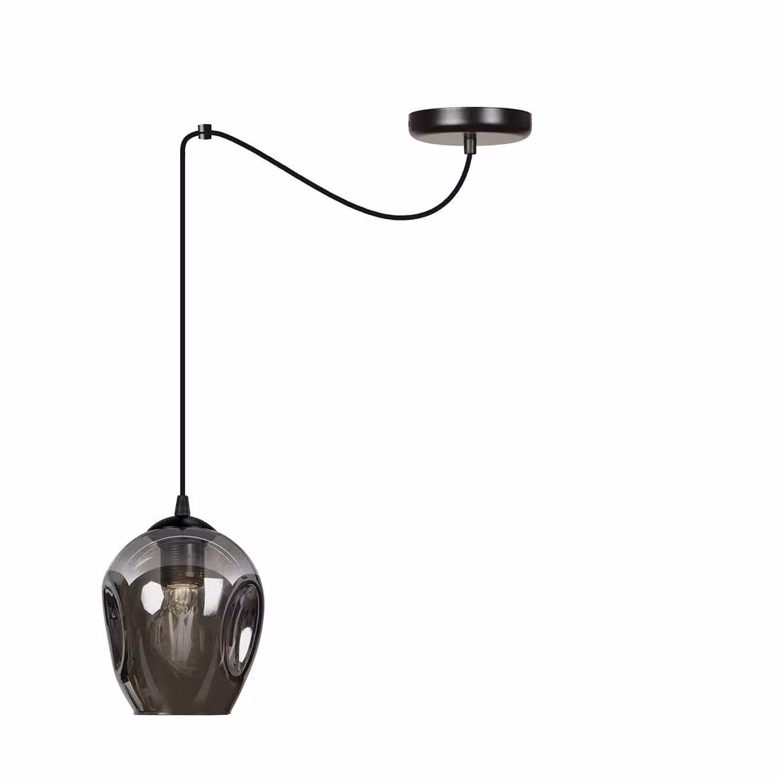 LAMPADA A SOSPENSIONE Emibig 1xE27 60W LEVEL 1 BL/GRAFITE 757/1