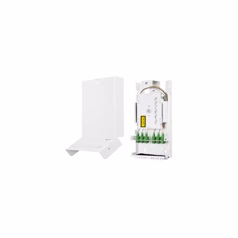 Metz Connect Consolidation Point giunzione 6xLC-D APC OS2 (Vetroceramica, verde), con pigtail inseriti 1503097606-E