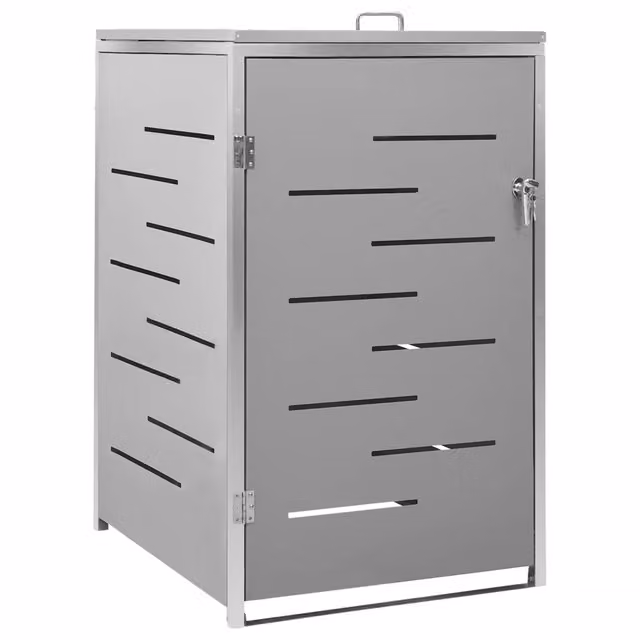 Copribidone per Spazzatura Singolo 69x77,5x112,5cm Acciaio Inox CFW6738908