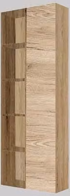 Colonna Doppia Sospesa 160 Quercia Naturale 1 Anta + Vani Savini