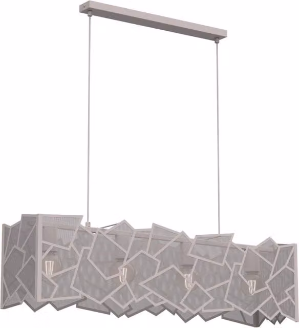 Lampada a sospensione Camo 4xE27 kaschmir acciaio Luminex