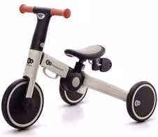 Triciclo trasformabile 3 in 1 Kinderkraft 4TRIKE Grigio Argento L: 69 cm, P: 44,5 cm