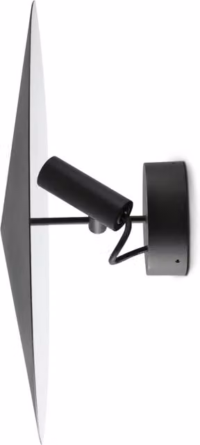 CLAP Proiettore applique/plafoniera nero 6W 3000K 38§ con schermo