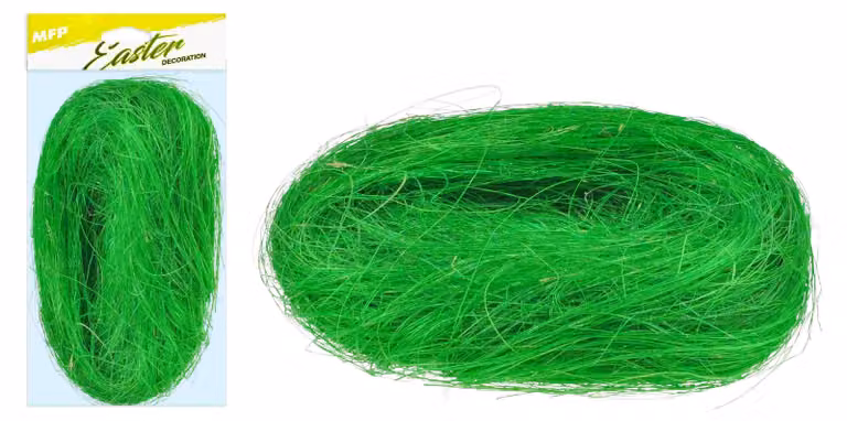 Sisal decorativo 20 g verde scuro