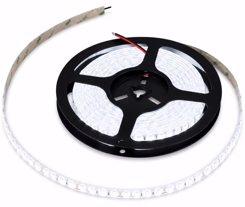 Striscia LED 25m bianco freddo 5050SMD 12V 5,6W catena diodi Rebel