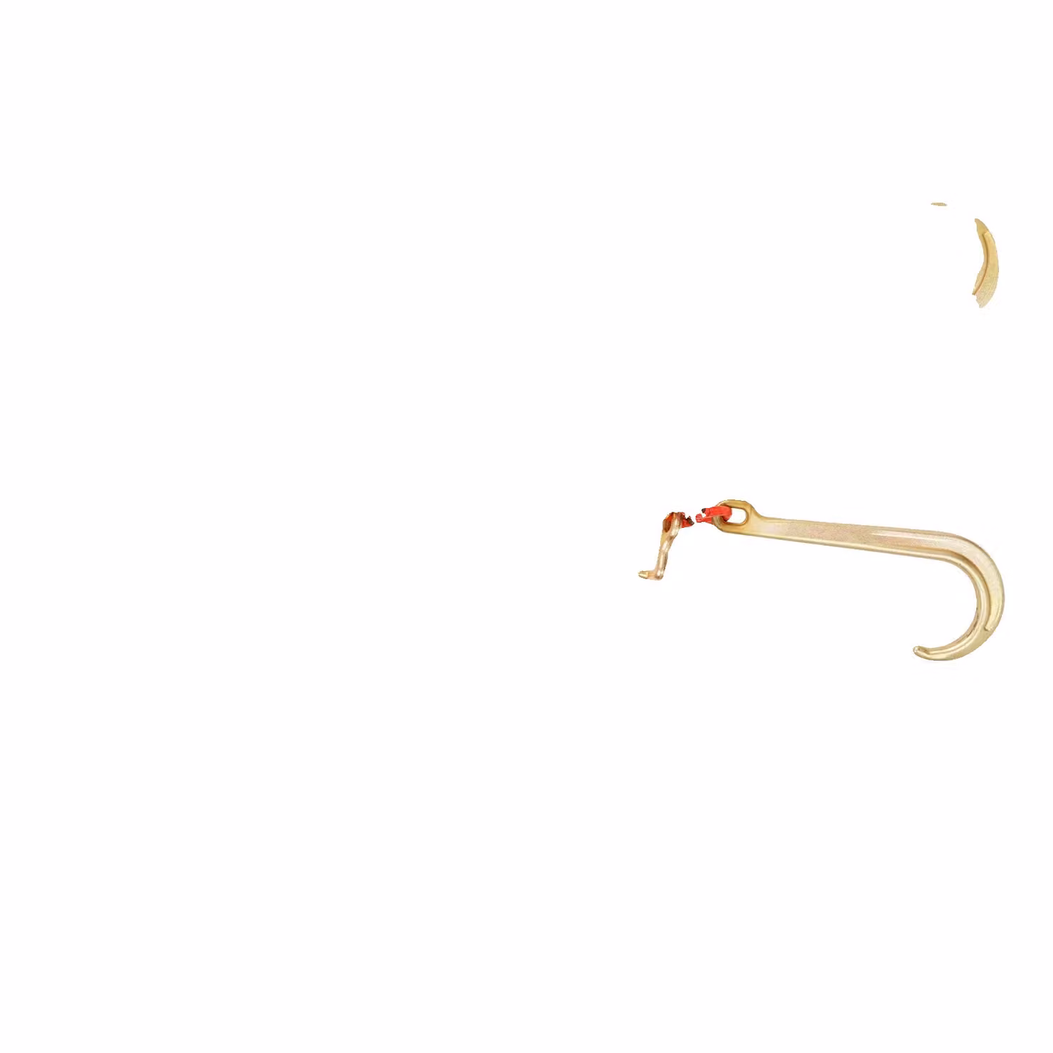 Catena di trascinamento con briglia a V, portata di 10800 libbre, struttura in acciaio zincato, 10 mm