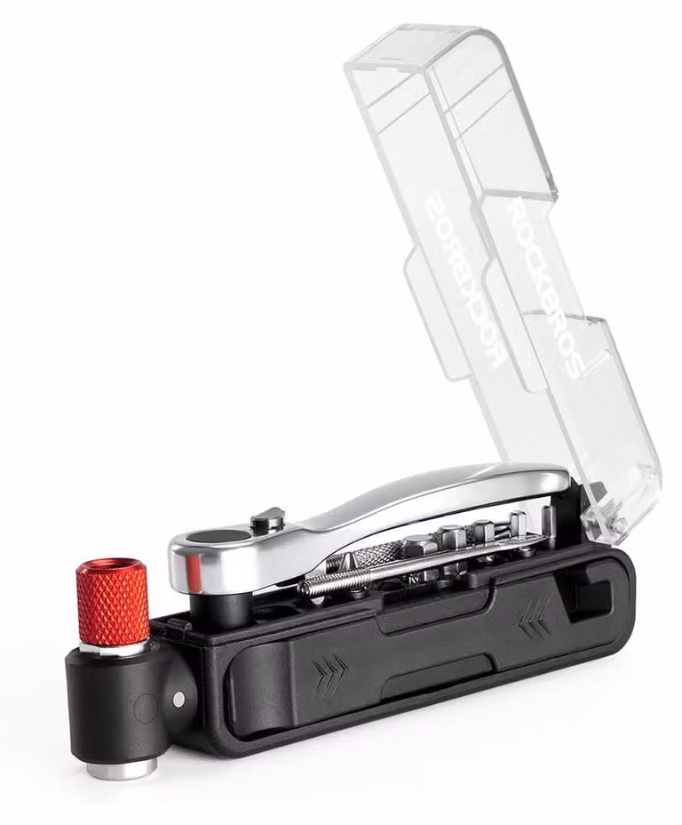 Rockbros Multitool per bici con pompa a CO₂ e cricchetto