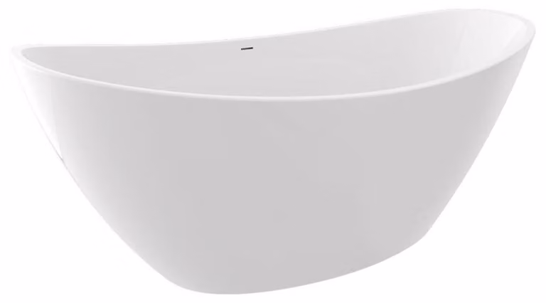 Vasca da bagno freestanding AVILA 180x87x65 cm, bianca