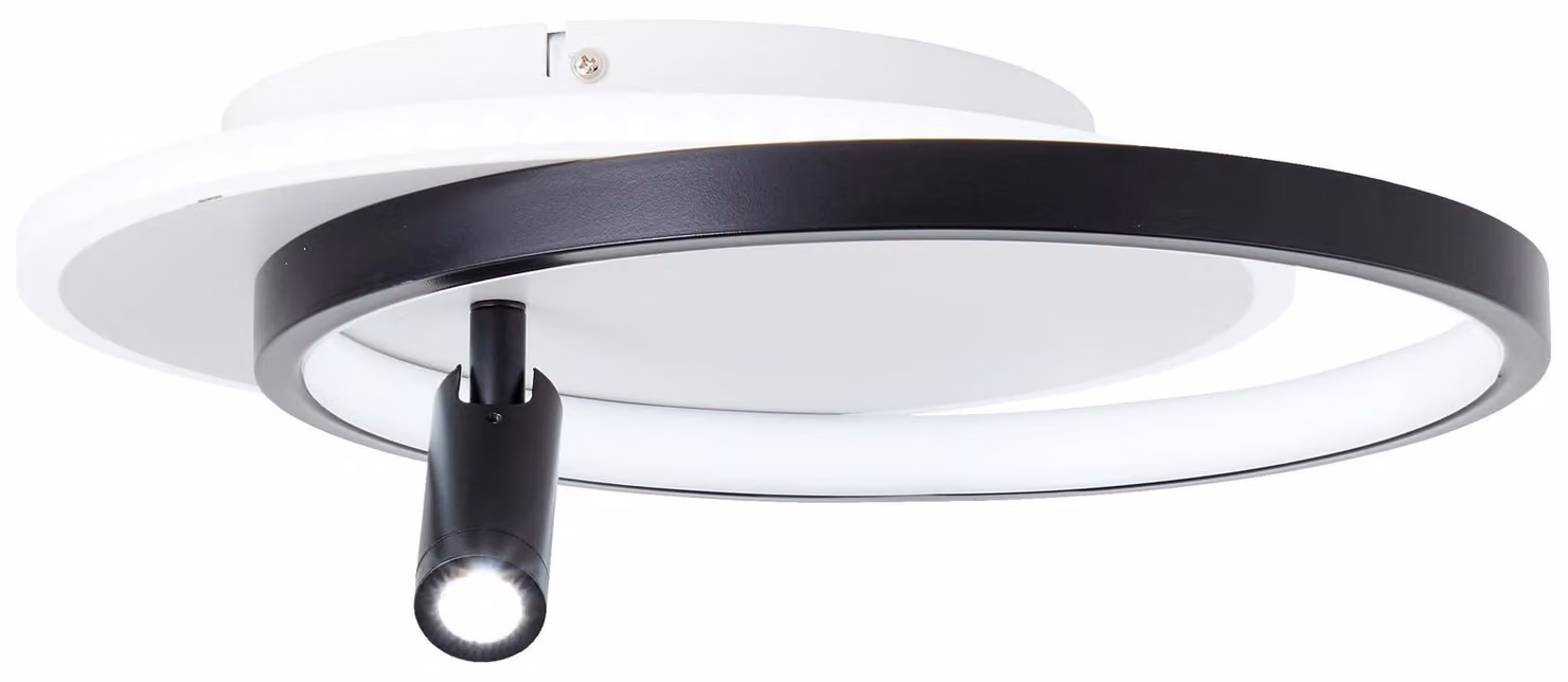 Lampada da soffitto a LED 35 x 30 cm, 24 W, 2500 lm, dimmer a 3 livelli, orientabile