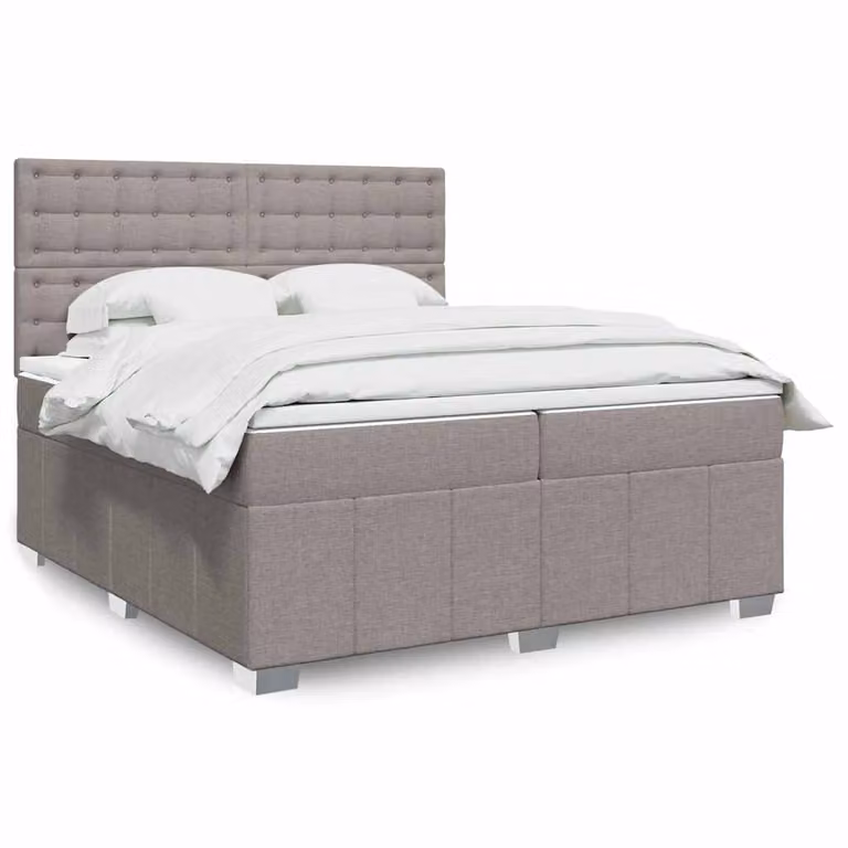 vidaXL Letto Ibrido con Materasso in Tessuto, Struttura in Legno di Pino e Materiali Misti, L/P: 200 x 200 cm
