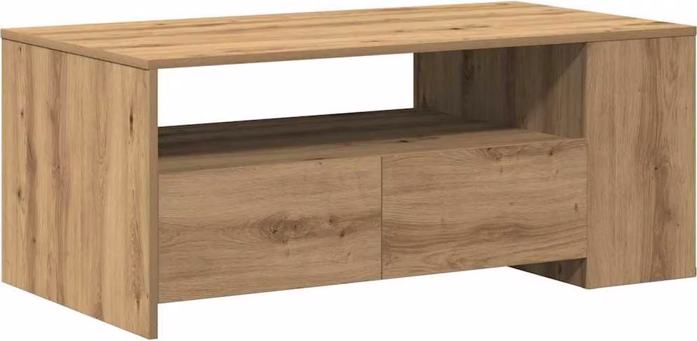 Tavolino da salotto Rovere artigianale 102 x 55 x 43,5 cm
