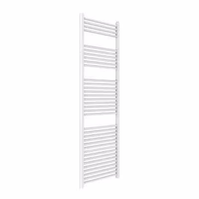 Scaldasalviette termoarredo in acciaio bianco da parete L 55 cm x H 170 cm con interasse 50 cm – 2