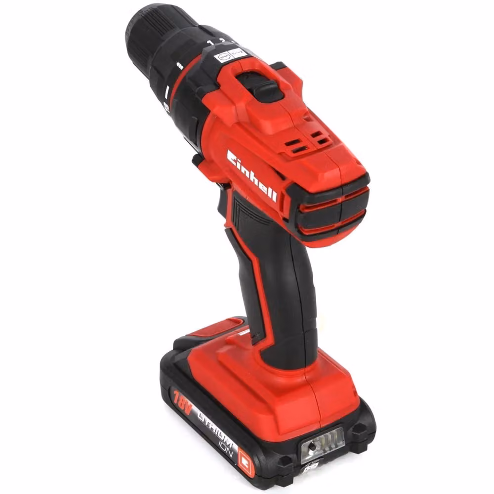 Einhell Trapano Avvitatore 18V TC-CD 18-2 Li Kit con Valigetta in Alluminio Rosso – 2