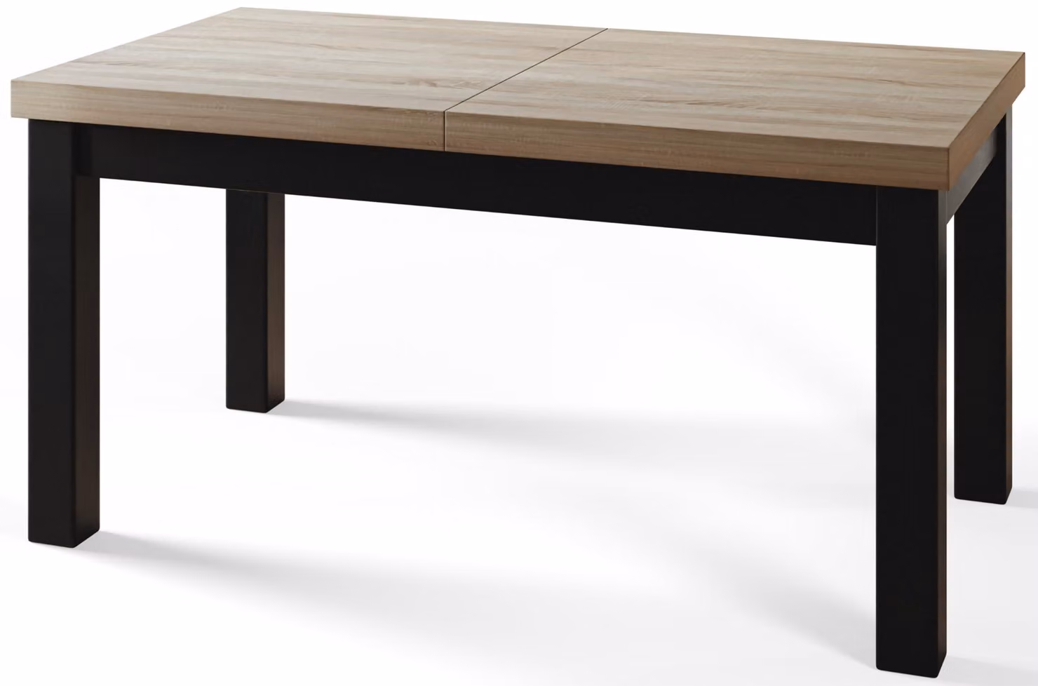 Tavolo Rettangolare per Sala da Pranzo Classico, Allungabile, Dimensioni: 140-180 cm, Sonoma