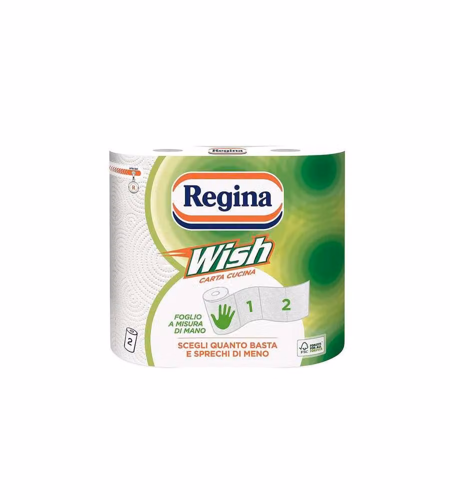 Carta Cucina Asciugoni Wish 2 rotoli