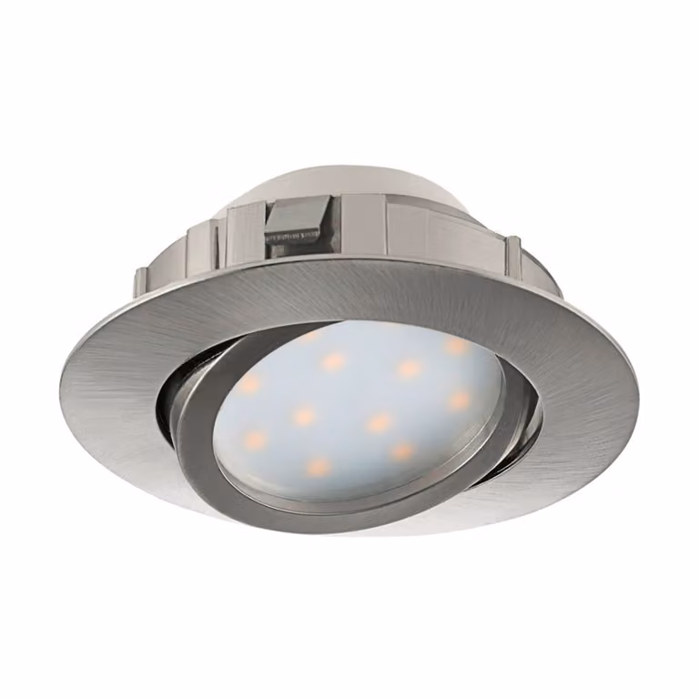 Eglo 95849 Pineda Faretto da incasso LED 500lm nichel opaco