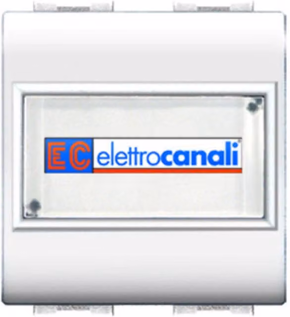 Set di 6 pulsanti con portanome Life 4025 Wh Bianco Elettrocanali