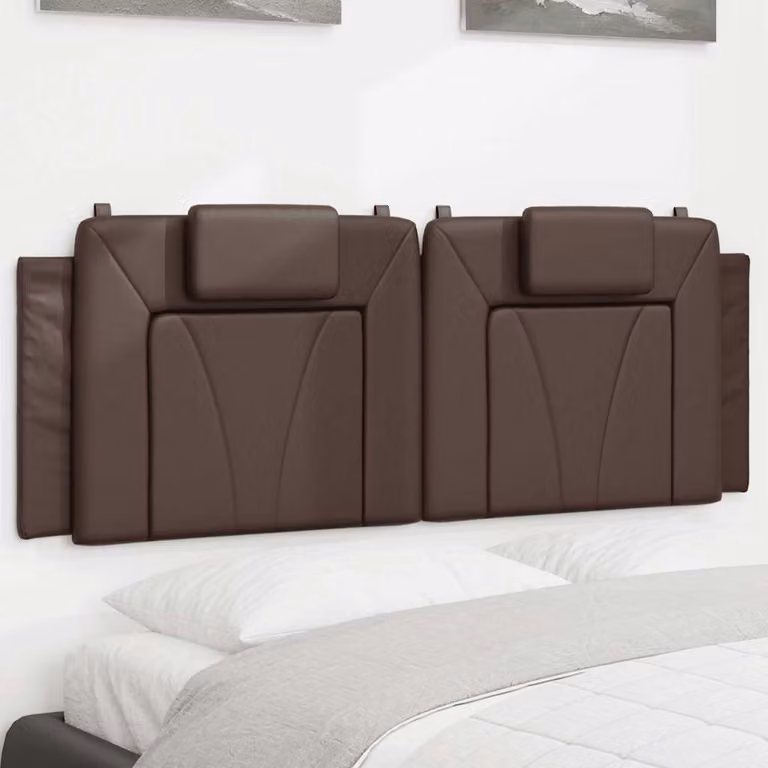 Cuscino Testiera Viana vidaXL in Similpelle Marrone L: 120 cm