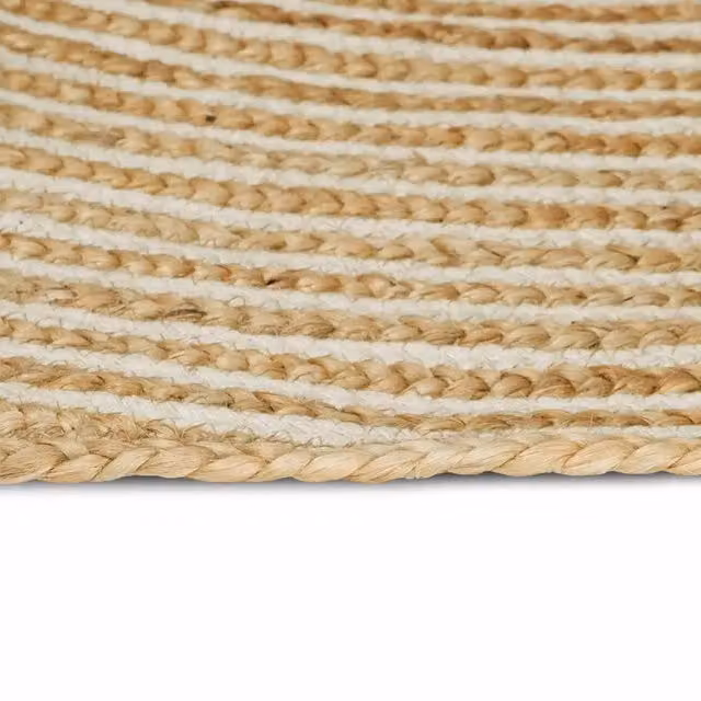 Tappeto rettangolare in juta lavabile bianco e multicolore L: 230 cm, P: 160 cm