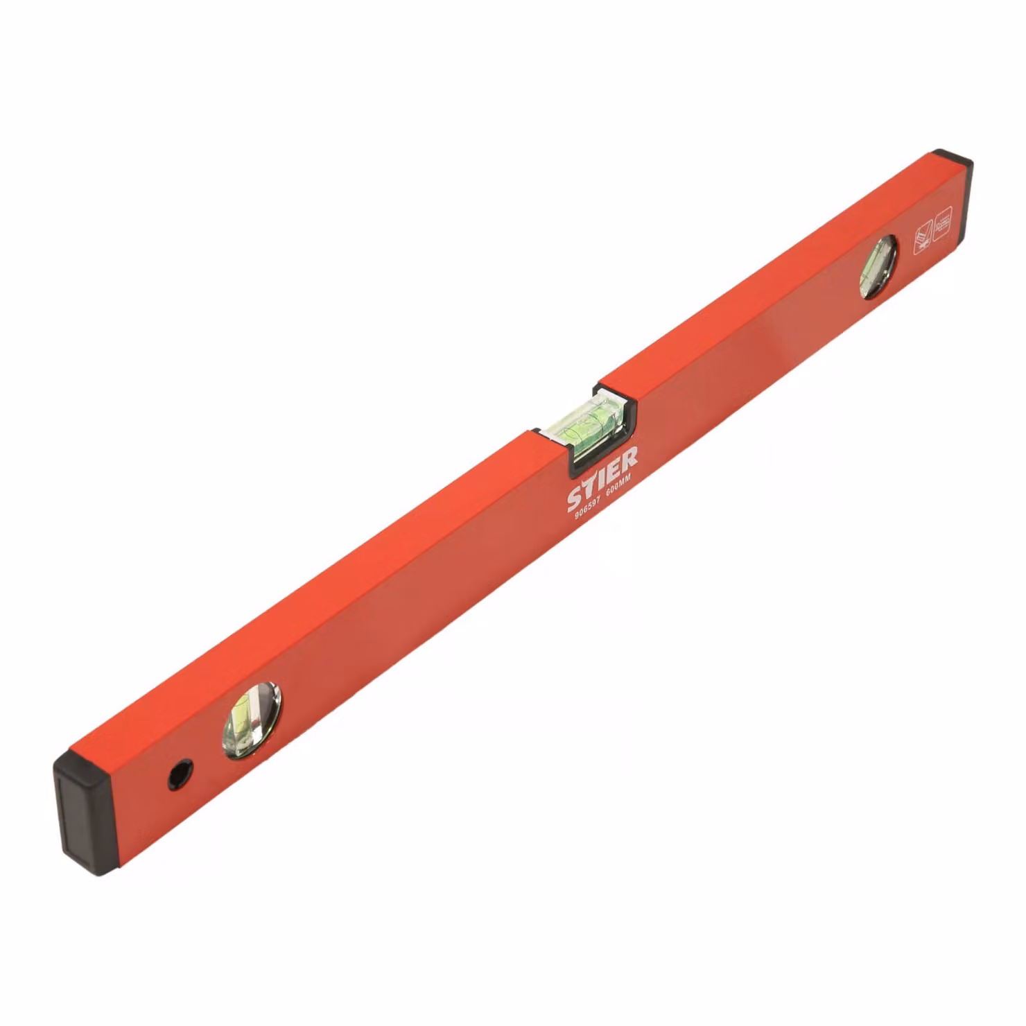Livella STIER 60 cm alluminio ± 1,0 mm/m tre fiale