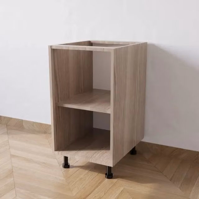 Base cucina Calandrelli in legno color olmo senza anta L 45 x P 55,5 x H 72 cm