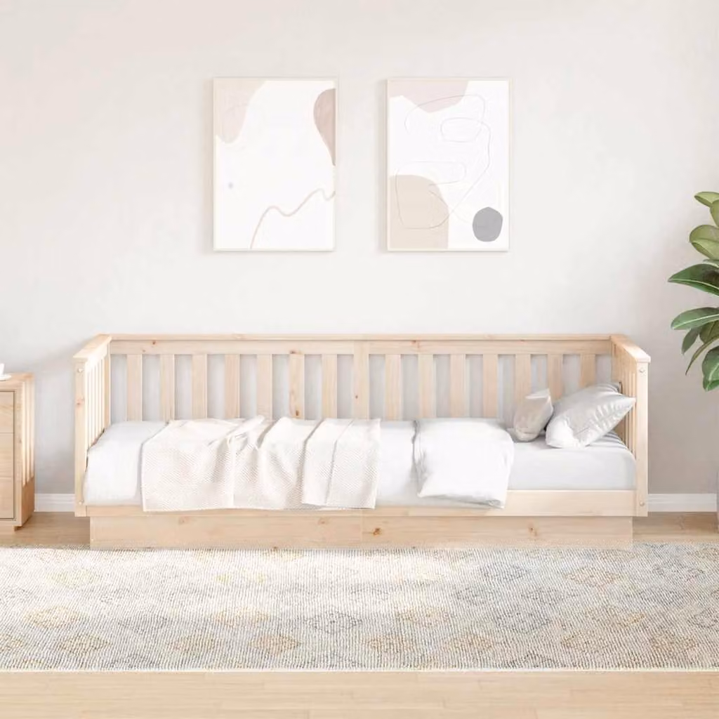 Maison Exclusive - Divano letto senza materasso 90x200 cm in legno massello di pino