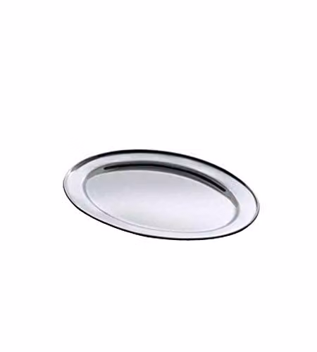 Vassoio Acciaio 18/C Ovale          Cm 35X22 Salvi