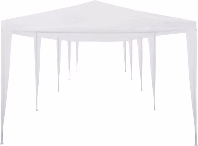 Tenda per Feste-Tenda Gazebo 3x12 m in PE Bianca