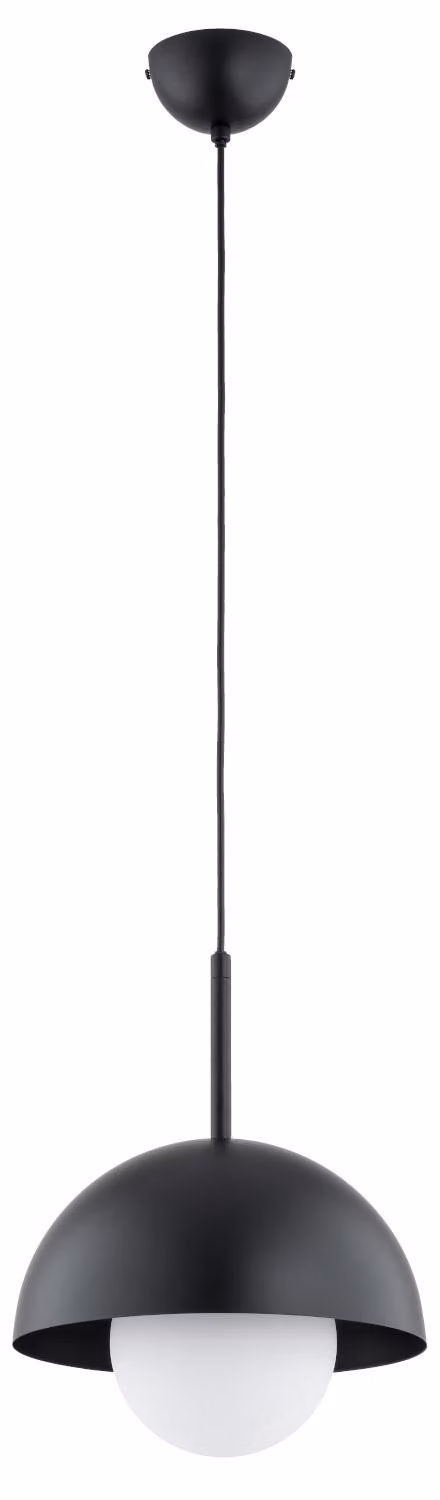 Lampada a sospensione NEON nera 1xE14x10W in metallo, dimensioni: 95x27x27 cm, IP20, Alfa