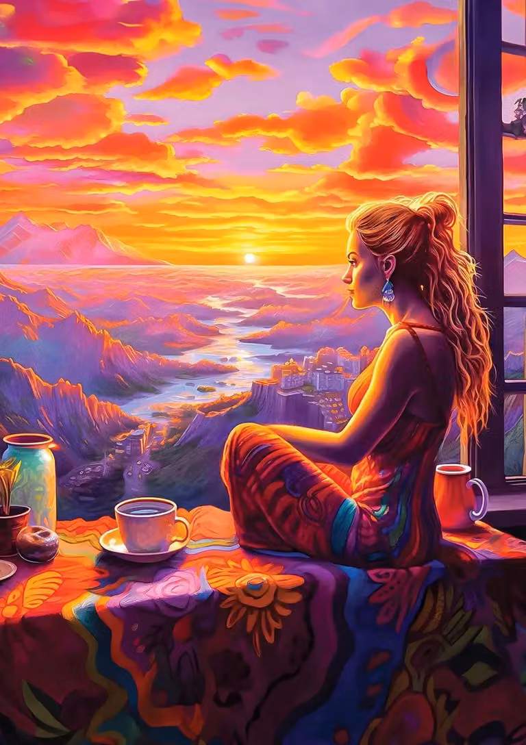 Puzzle artistico - Puzzle Blissgazing - 1000 pezzi