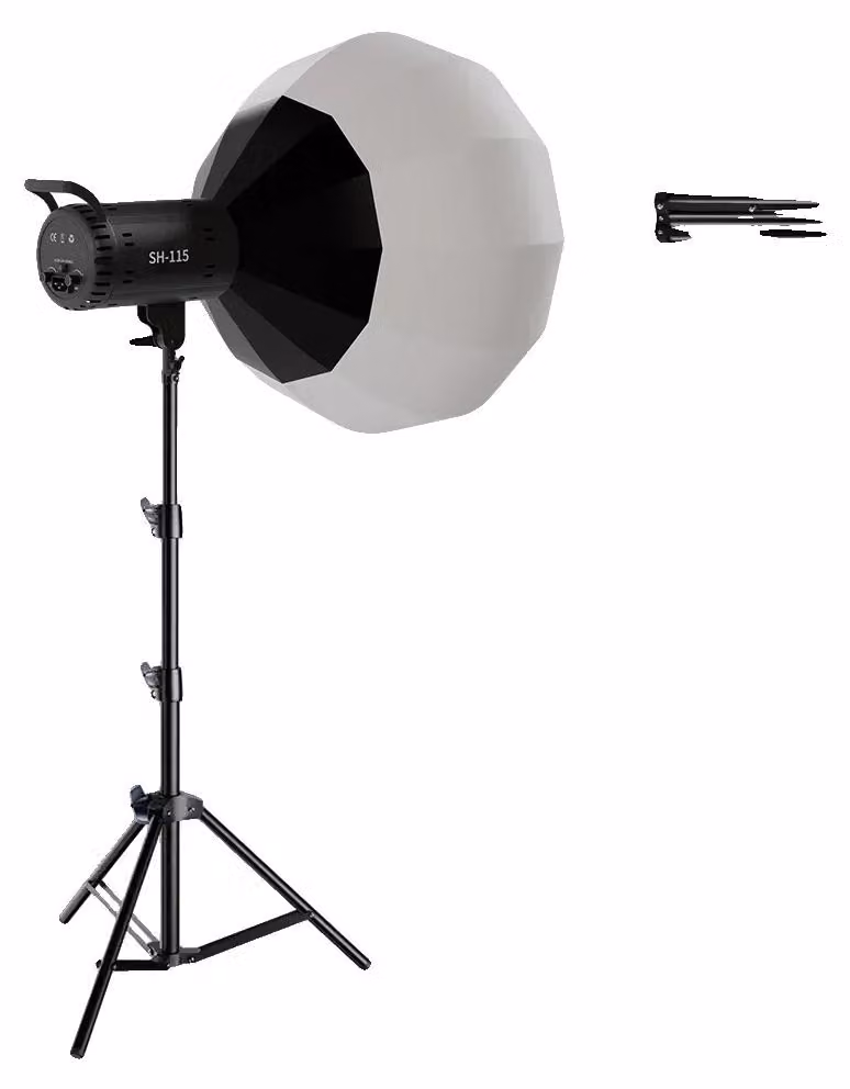 Fotografie con luce video COB, resa bilanciata alla luce diurna, efficiente dal punto di vista energetico, modello SH-TYD-175-5