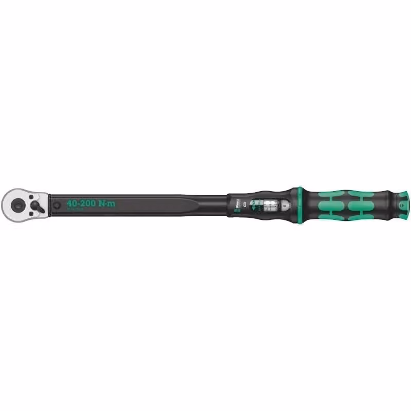 Chiave dinamometrica Wera Click-Torque C 3 da 1/2'' colore Nero, range 40-200 Nm con precisione 3% e cricchetto reversibile a 45 denti – 2