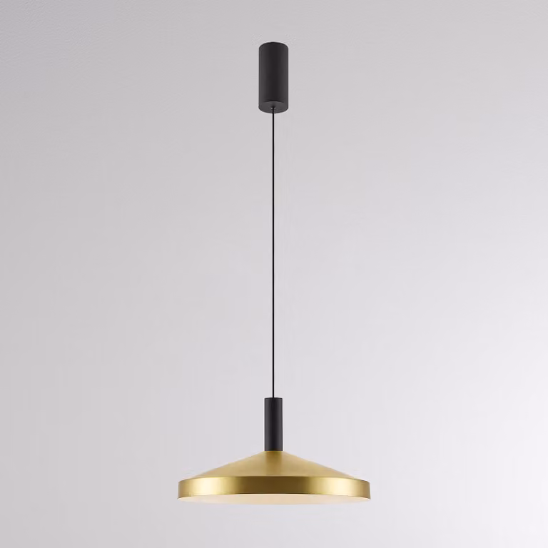 Molto Luce Lampada a sospensione LORA III, dimmerabile, Ottone / Oro, Soggiorno / Sala da pranzo, Metallo, Moderno, Lampada a sospensione