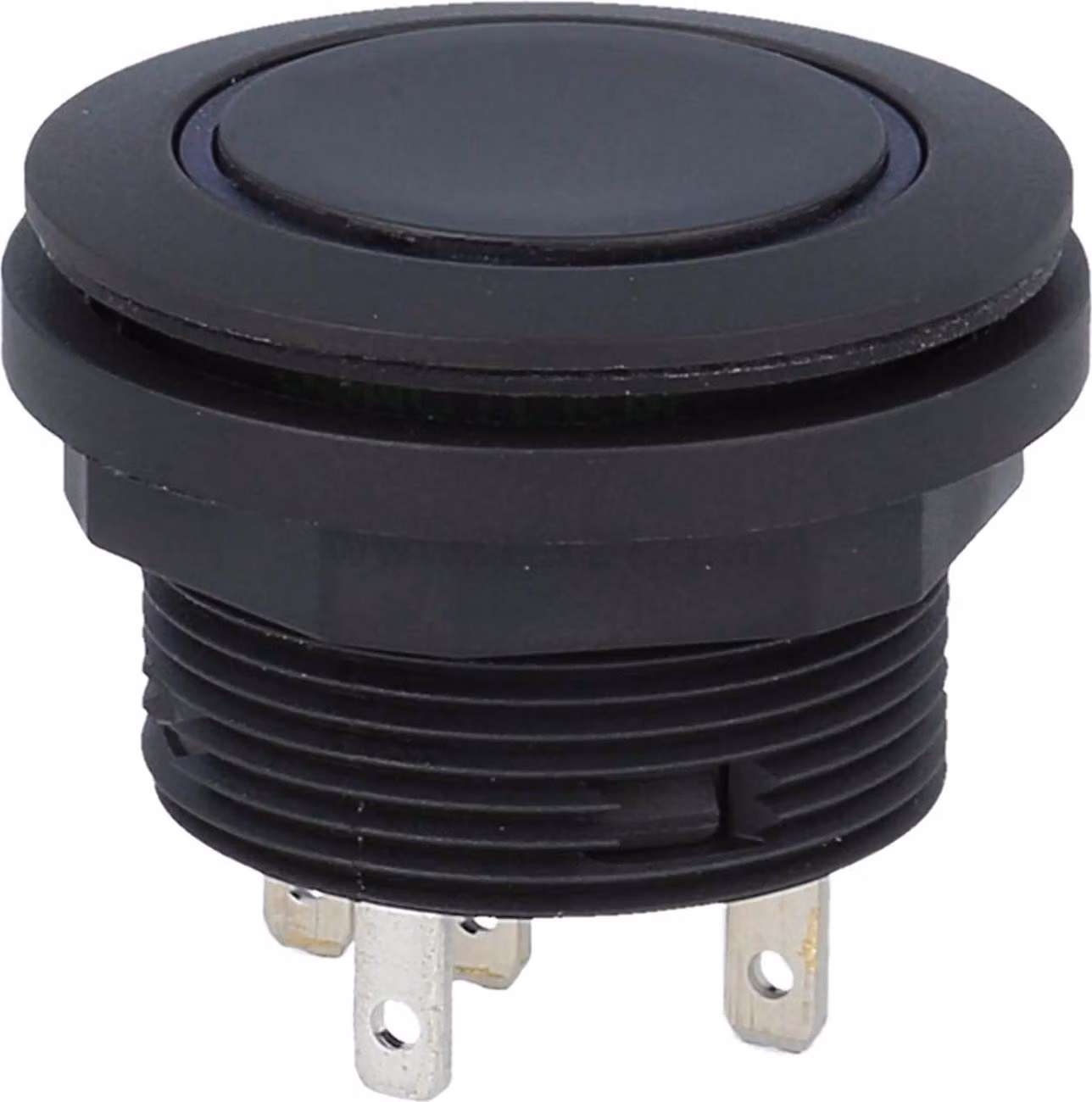 Georg Schlegel Pulsante con illuminazione ad anello tattile, illuminabile 1W, rotondo, connettore piatto SHORTRON 2,8 mm x 0,8 mm - 1