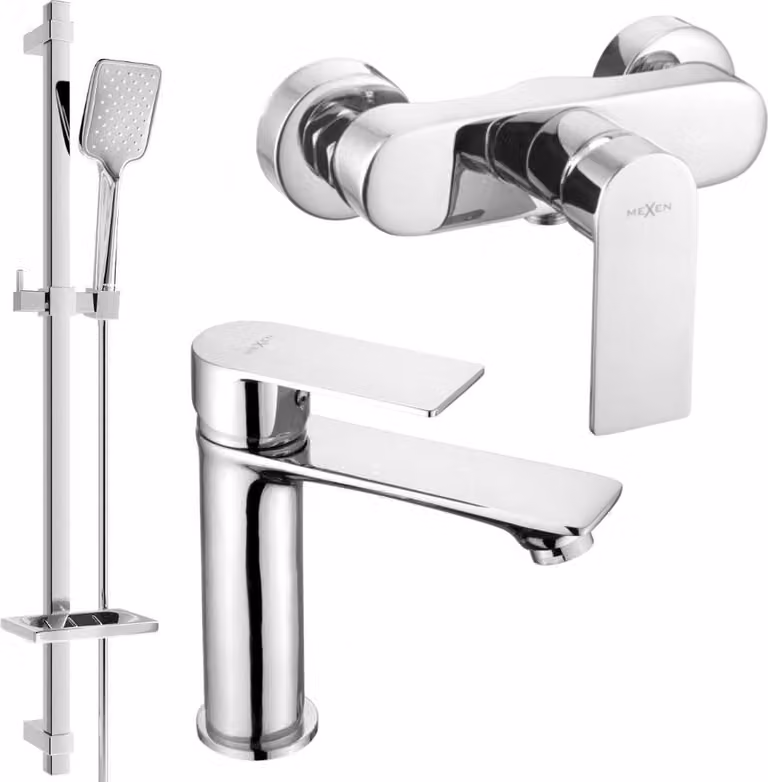 Mexen Royo DQ62 set doccia, cromo - 72204DQ62-00
