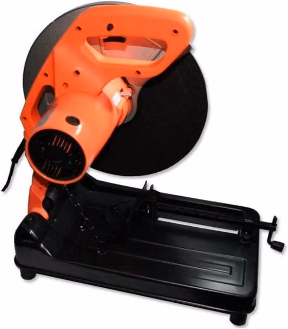 Troncatrice per ferro Trade Ox da 2000W con lama da 355mm (14 pollici), colore arancione