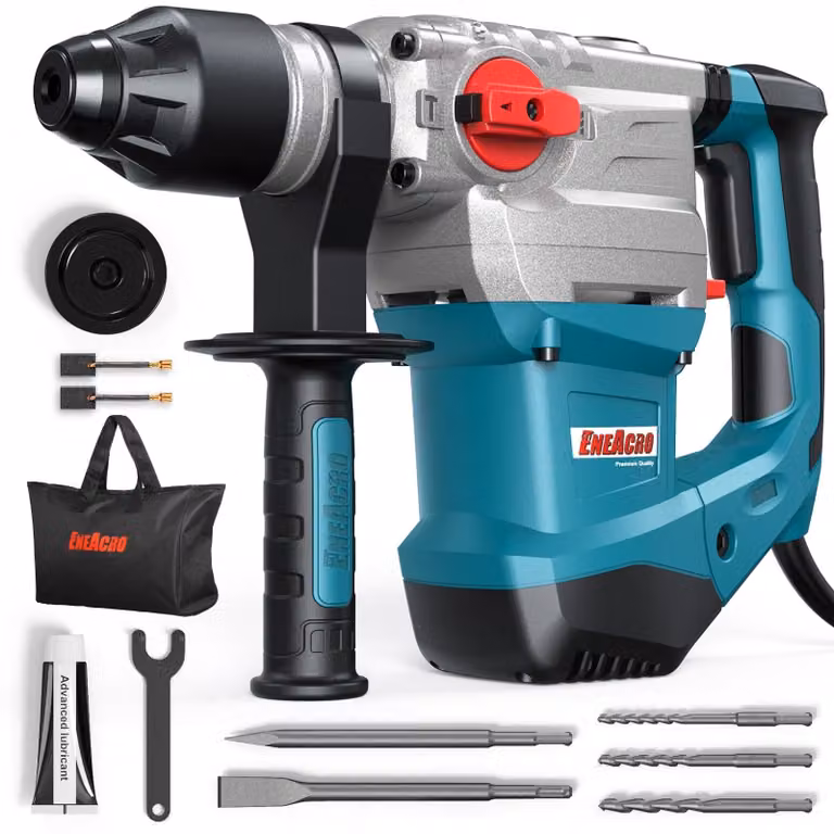 Martello perforatore - Motore da 1500 W - 7 J - Accoppiamento di sicurezza