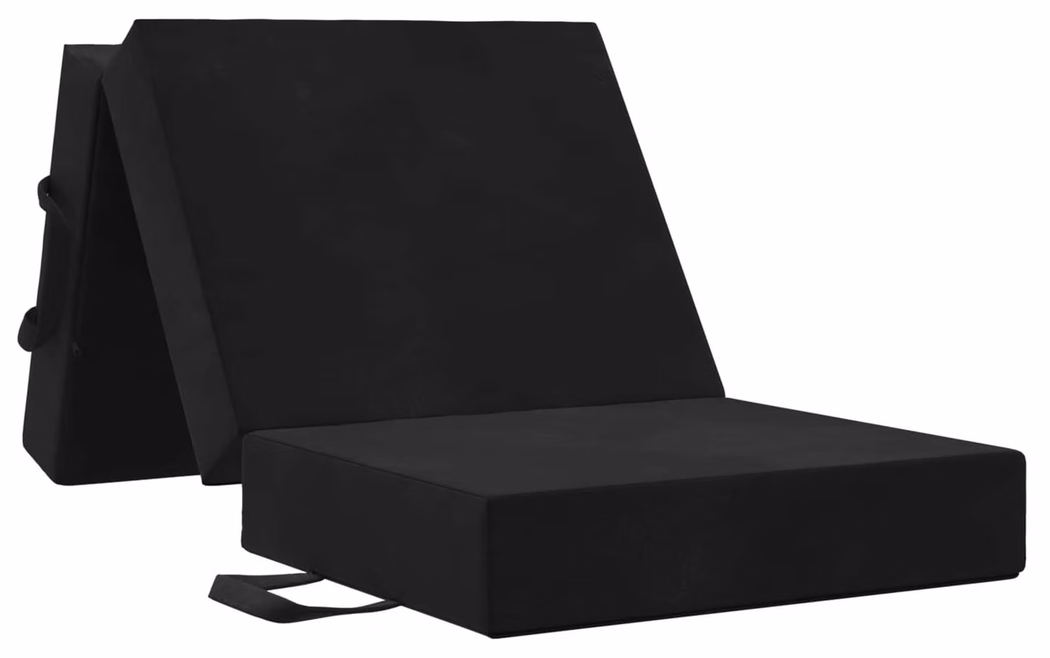 Divano Letto Pieghevole 90 x 63 x 45 cm Nero
