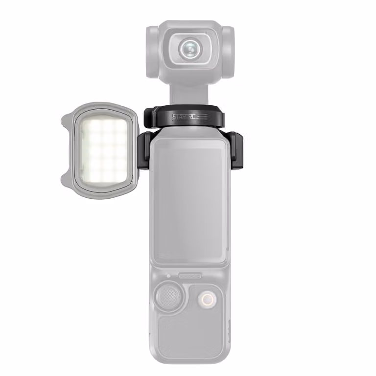 Mini luce di riempimento magnetica a LED - 3 modalità di luce, 3 livelli di luminosità, batteria integrata, compatibile con DJI Pocket 3