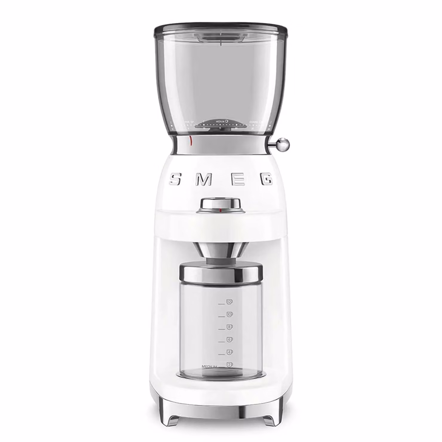 Smeg Macinacaffè 50's Style, bianco lucido - CGF01WHEU (FINE SERIE)
