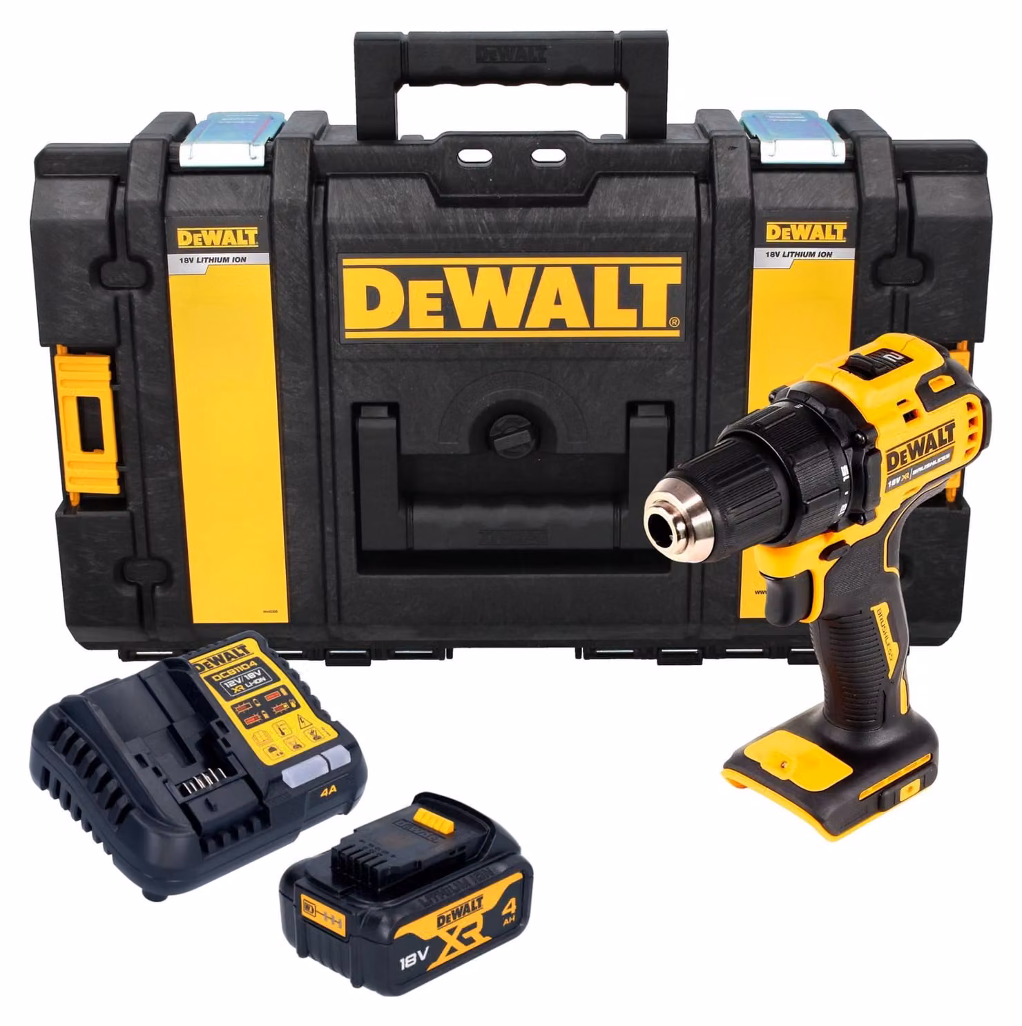DeWalt DCD 708 N Trapano avvitatore a batteria 18 V 65 Nm Brushless Solo - senza batteria, senza caricabatteria