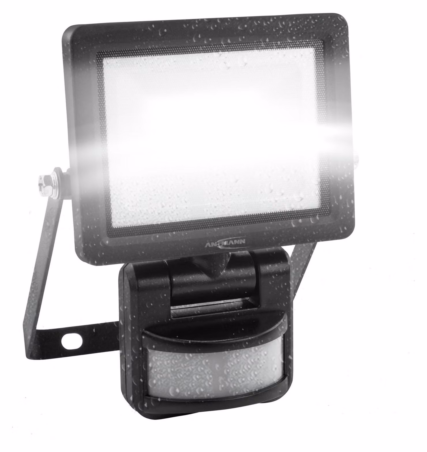 ANSMANN 1600-0621 ANSMANN Faretto da parete a LED LUMINARY WFL10W-S, rilevatore di movimento