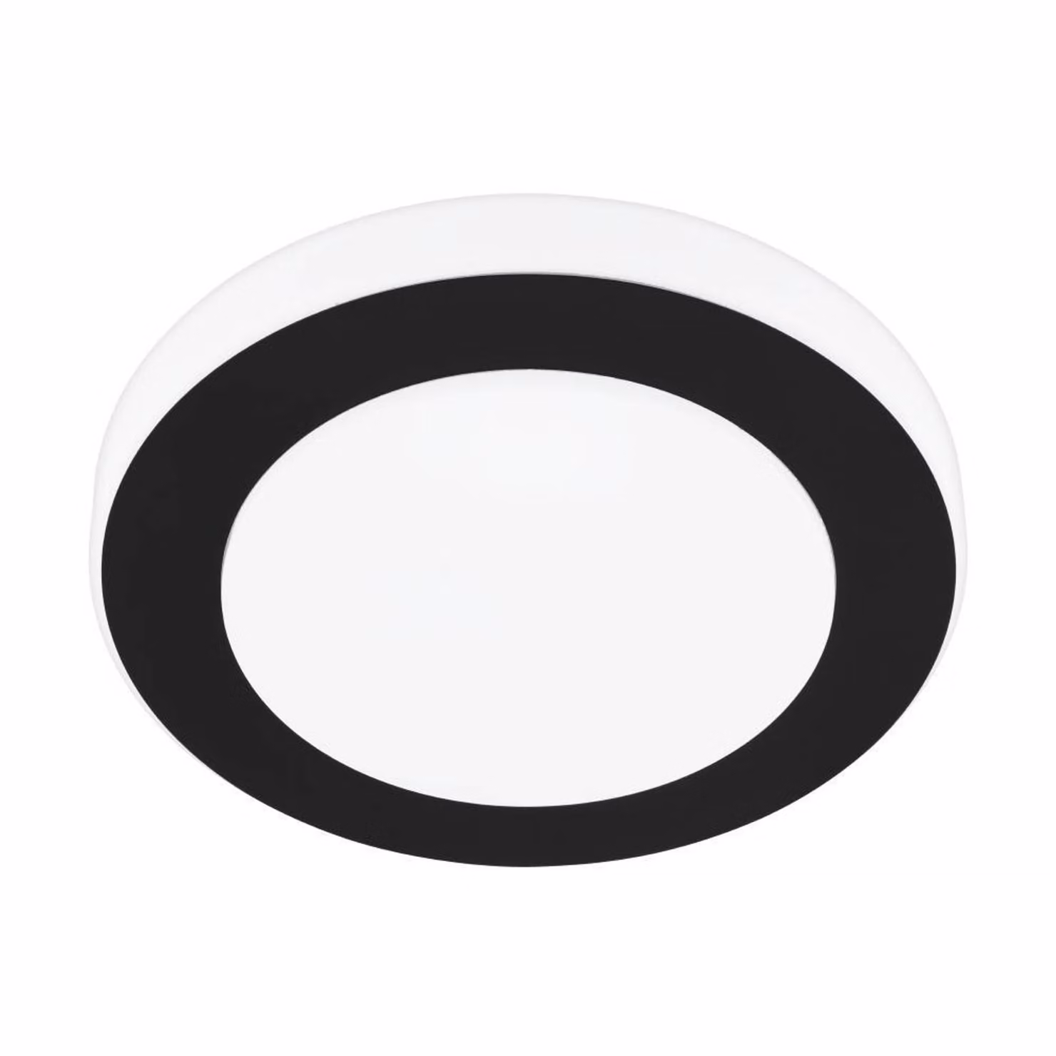 Plafoniera Moderna Led Carpi Acciaio Nero 3 Luci Led Integrato 3,6W