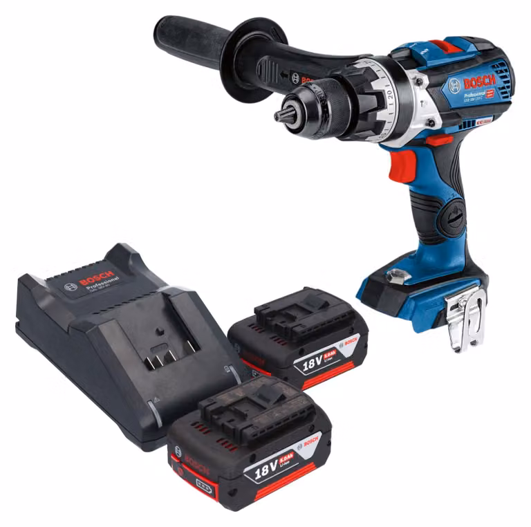 Avvitatore a percussione a batteria Bosch GSB 18V-110 C Professional 18 V 110 Nm Brushless + 2 batterie da 5,0 Ah + caricabatterie