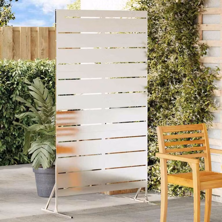 Maison Exclusive - Schermatura 100 x 50 x 180 cm in acciaio inossidabile argento