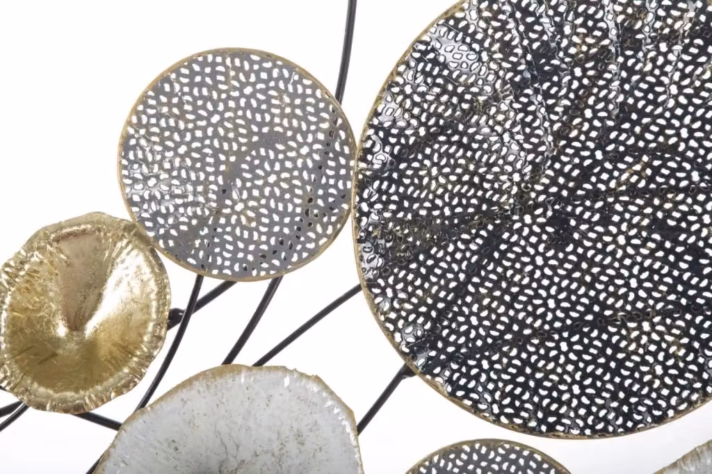 Pannello in ferro decorativo Charme1921 con design astratto, L: 135 cm, P: 7,5 cm, H: 69 cm – 2