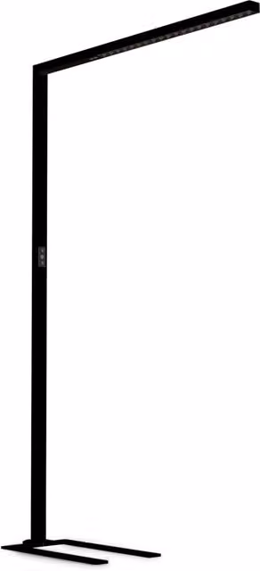 Lampada da terra LED Ideal Lux Collezione COMFORT-2, luce bianca calda, regolabile e dimmabile, colore nero, H: 197 cm