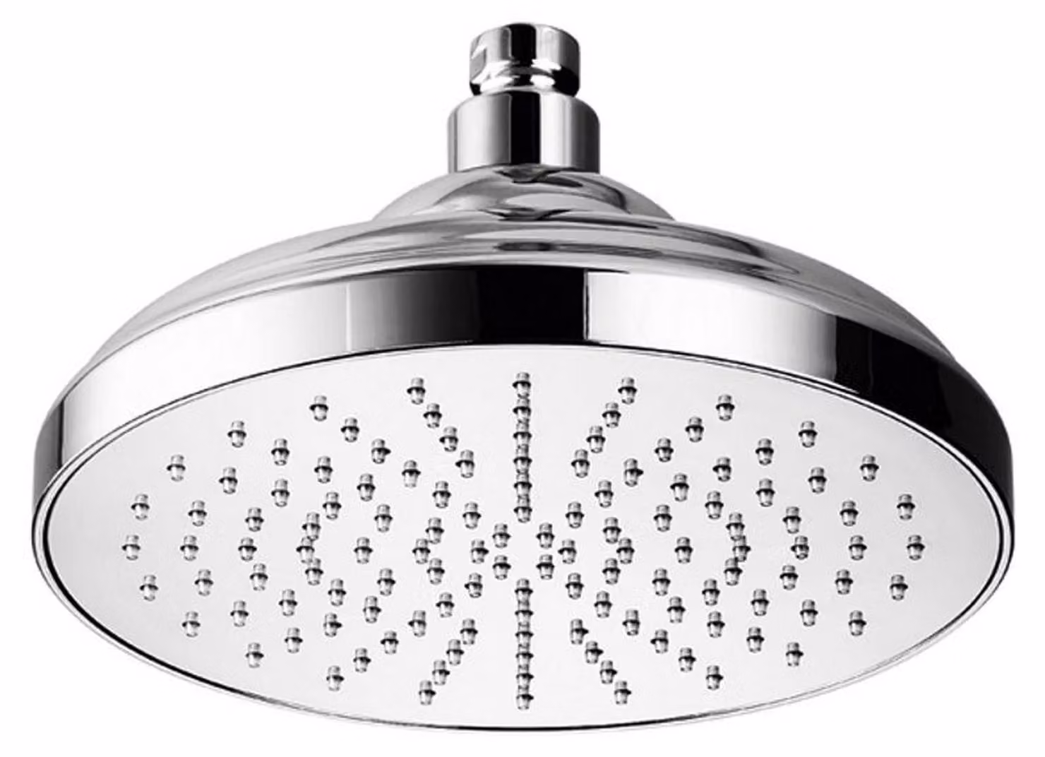 Herzbach LIVING SPA Doccetta a pioggia in stile retrò Ø 200 mm bianco-oro