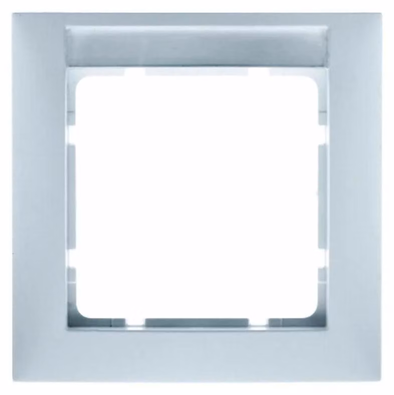 Cornice Berker con campo di scrittura, 1 posto, S.1, bianco polare, lucido, 1 pz.